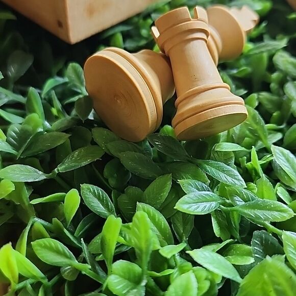 Vintage French Carved Wooden Chess Pieces - Picture 14 of 17